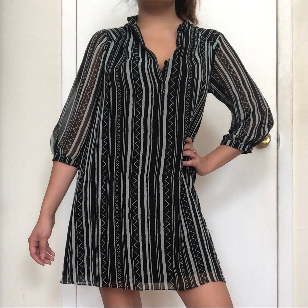 BCBGeneration striped shift dress